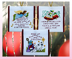 Countdown to Christmas - Heavenly Carols Oranaments- Angels, Rise Up Shepherd and Chrismtas Bells