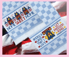 Patriotic Home Towels- Home Sweet Home & Land That I Love