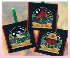 Bird Ornaments Countdown to Christmas -Peace On Earth, Home Is Love & Goodwill To All